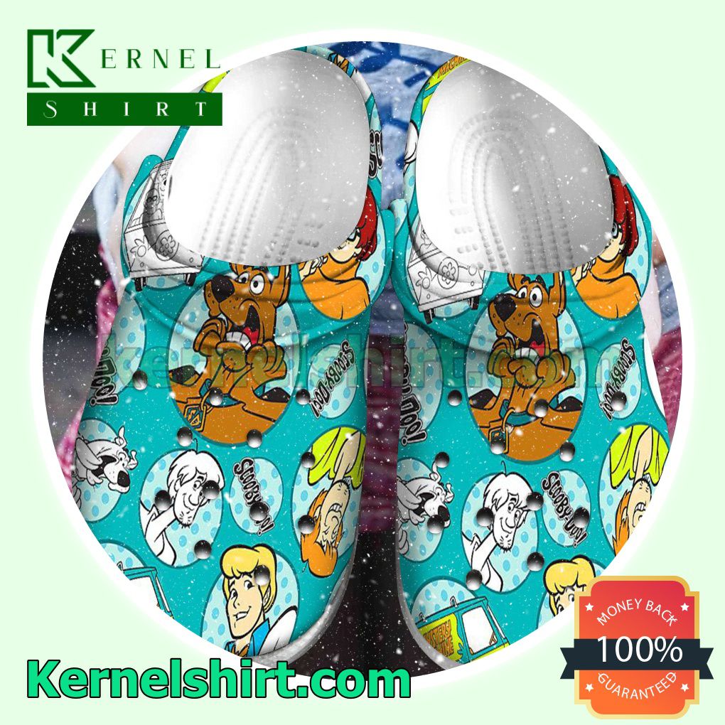 Scooby-doo Turquoise Clogs Shoes Slippers Sandals