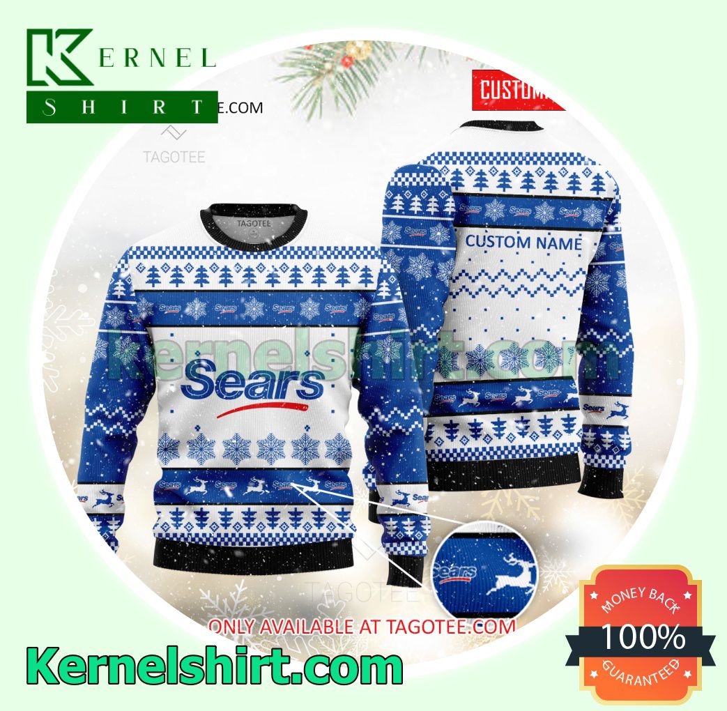 Sears Logo Custom Name Crewneck Sweatshirt