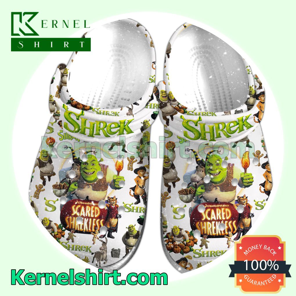 Shrek Scared Shrekless Clogs Shoes Slippers Sandals a