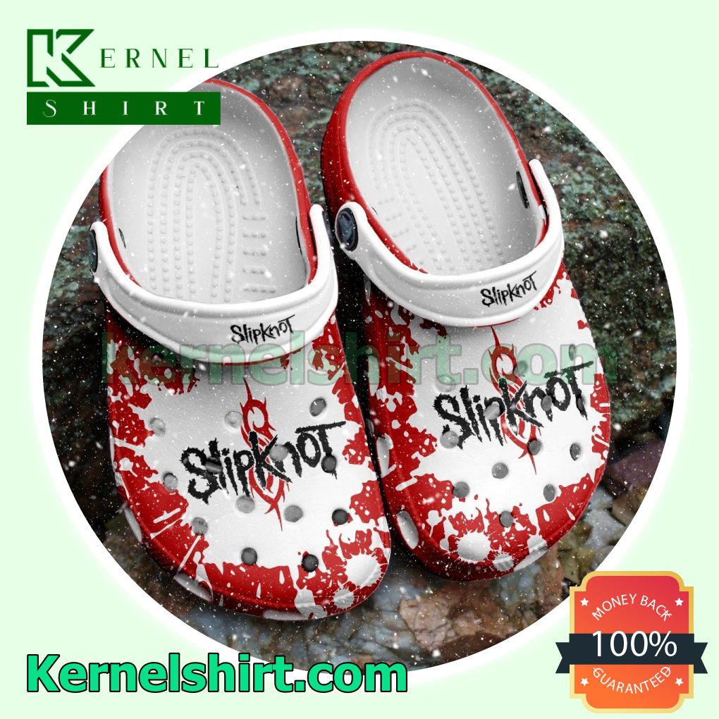 Slipknot Logo Color Splash Clogs Shoes Slippers Sandals