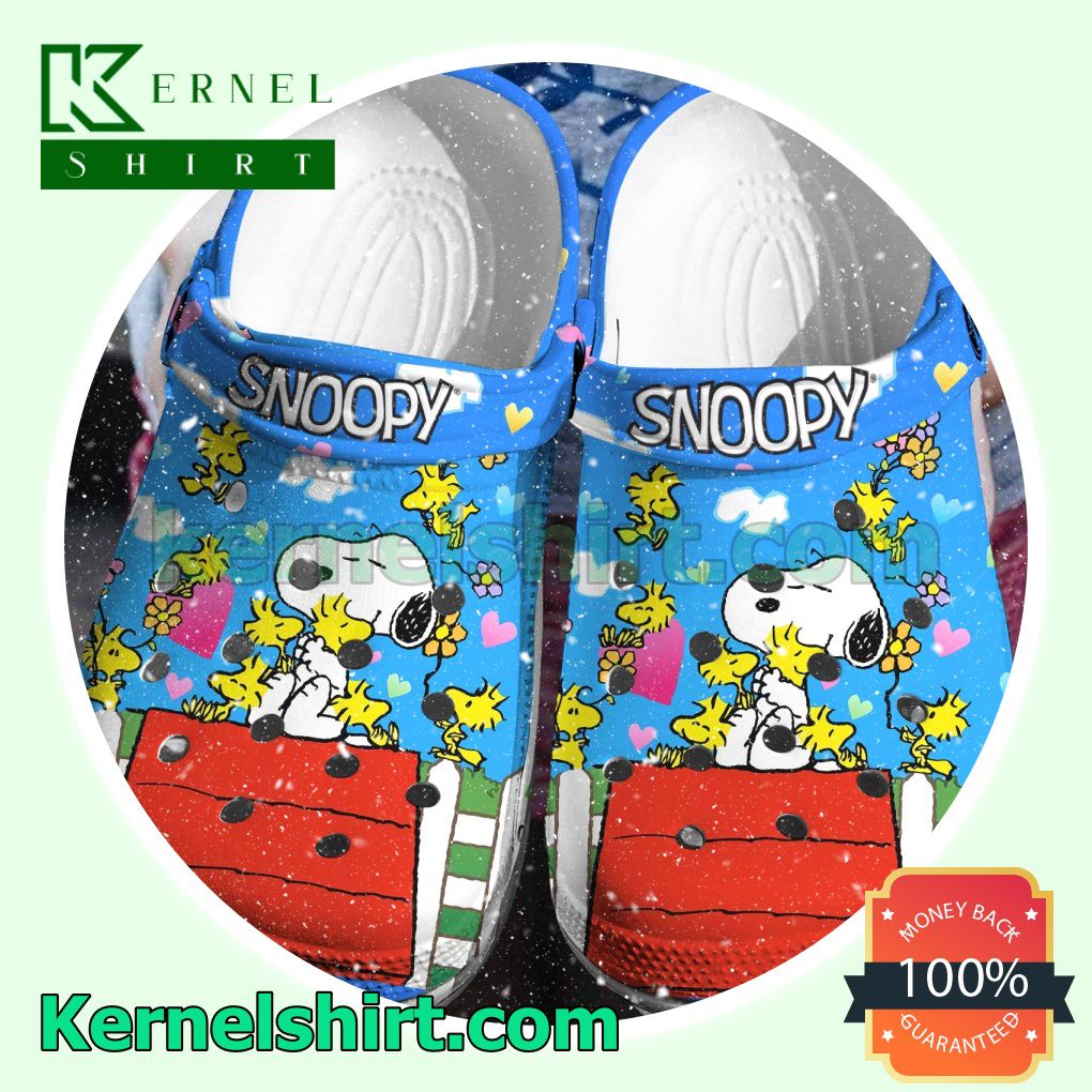 Snoopy And Woodstock Clogs Shoes Slippers Sandals