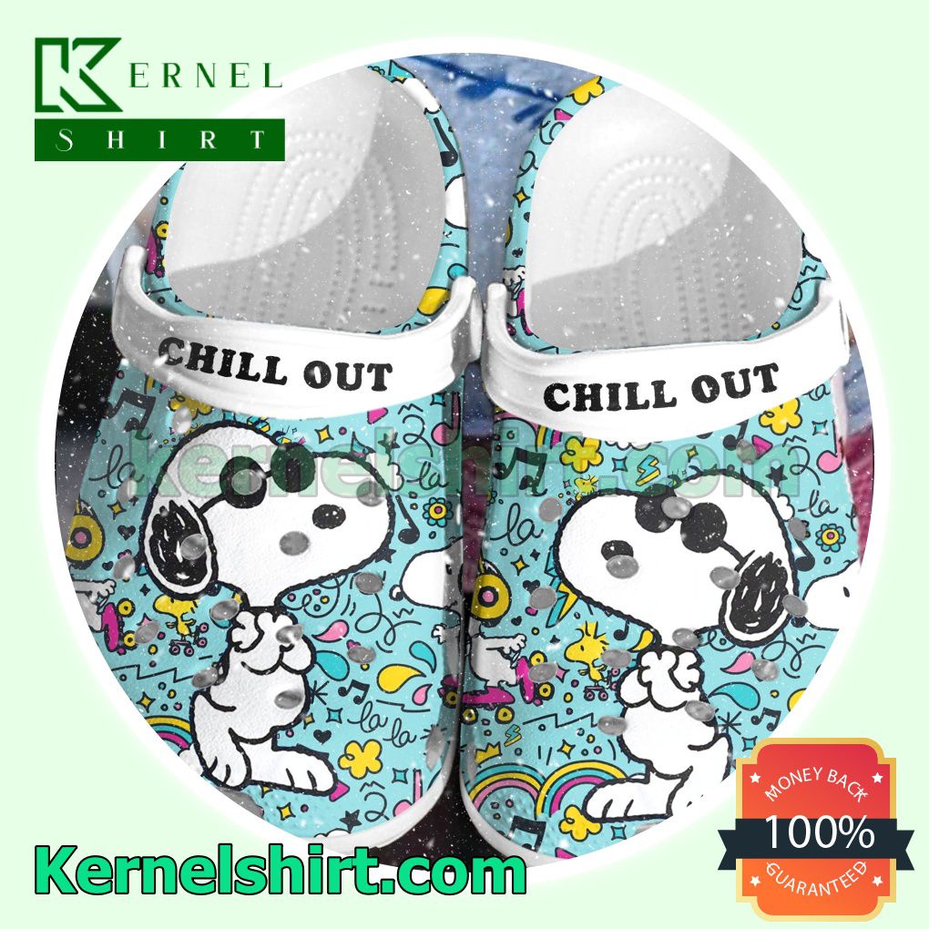 Snoopy Chill Out Clogs Shoes Slippers Sandals