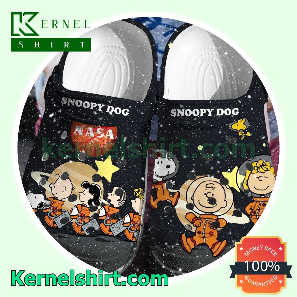 Snoopy Dog Nasa Clogs Shoes Slippers Sandals