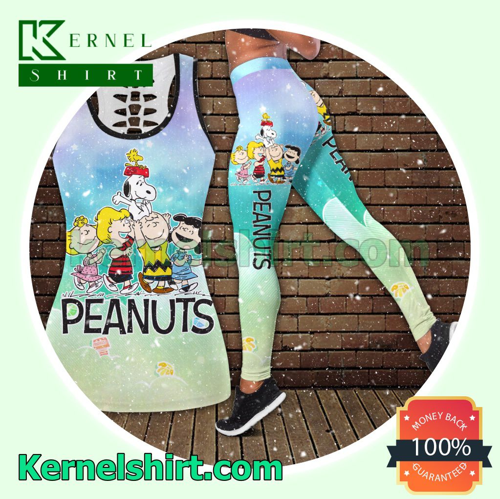 Snoopy Peanuts Gradient Hooded Sweatshirt Women Legging