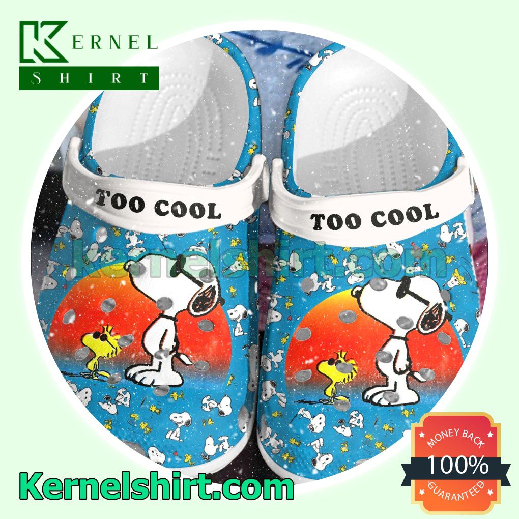 Snoopy Too Cool Clogs Shoes Slippers Sandals