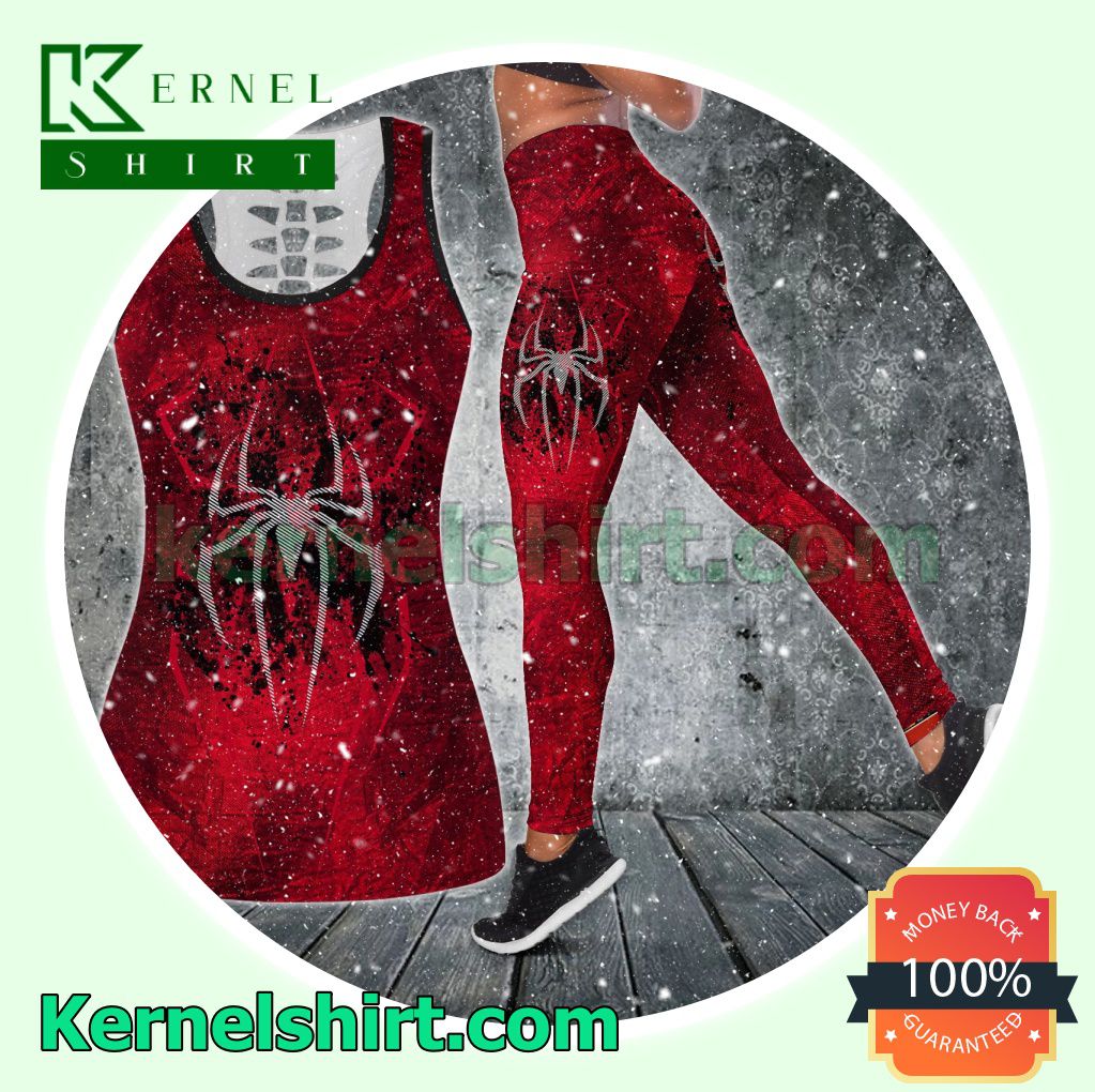 Spider Man With Great Power Comes Great Responsibility Hooded Sweatshirt Women Legging