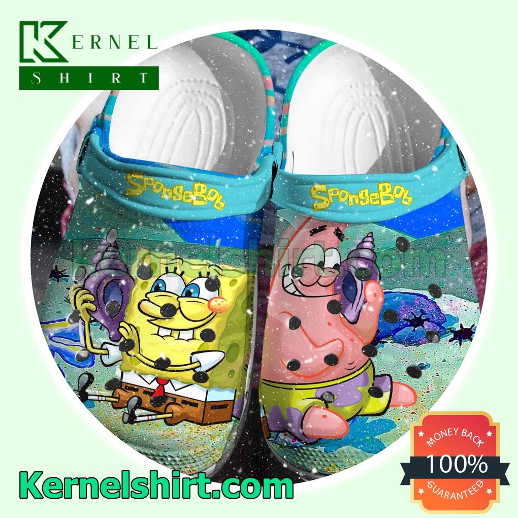 Spongebob And Patrick Beside The Sea Clogs Shoes Slippers Sandals