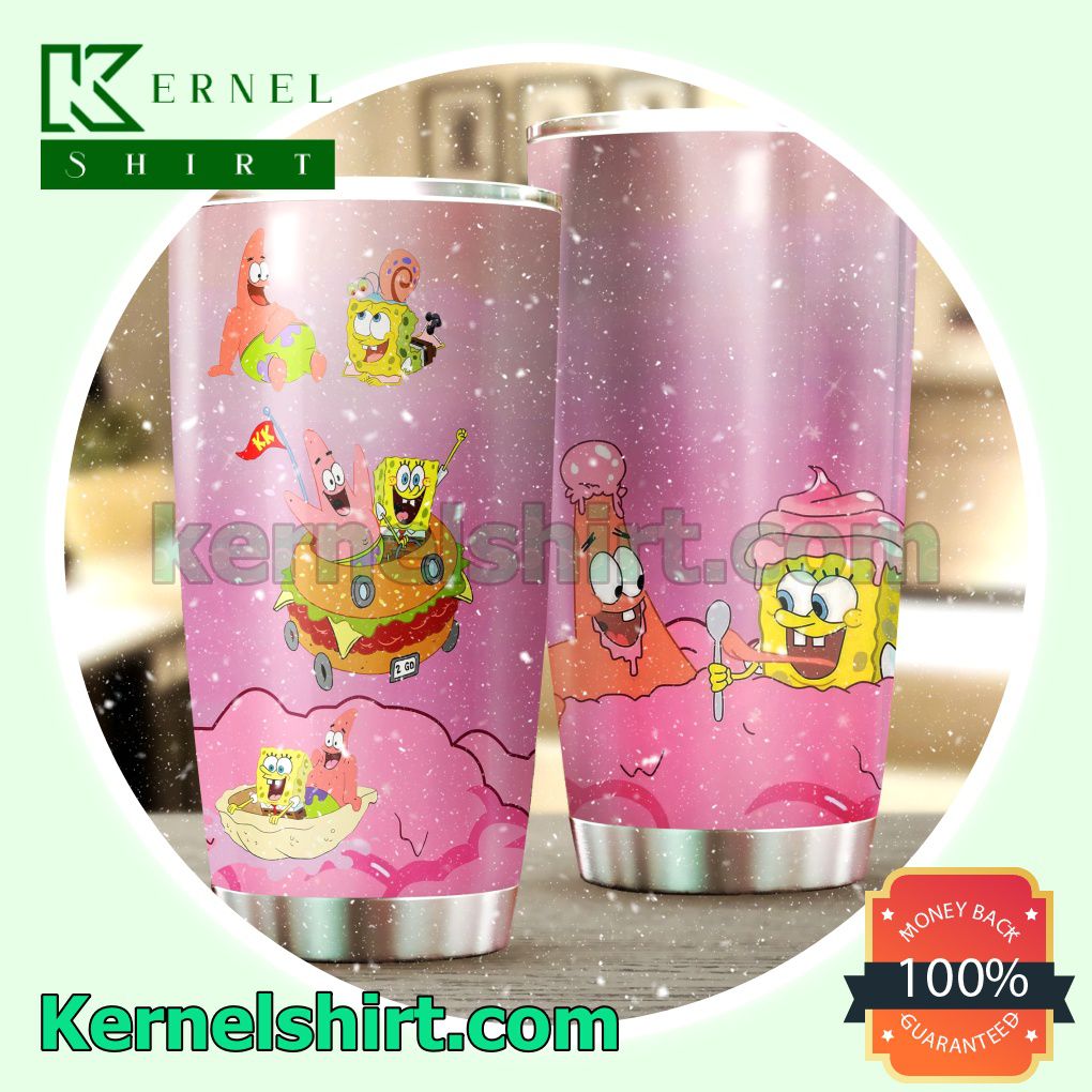 Spongebob Squarepants And Patrick Star Tumbler Cup