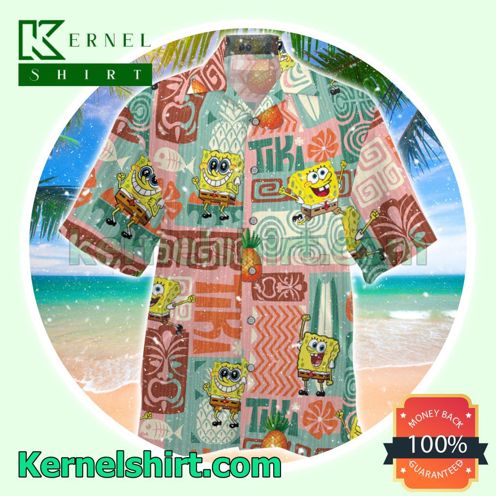 Spongebob Squarepants Pineapple Summer Short Sleeve Shirt