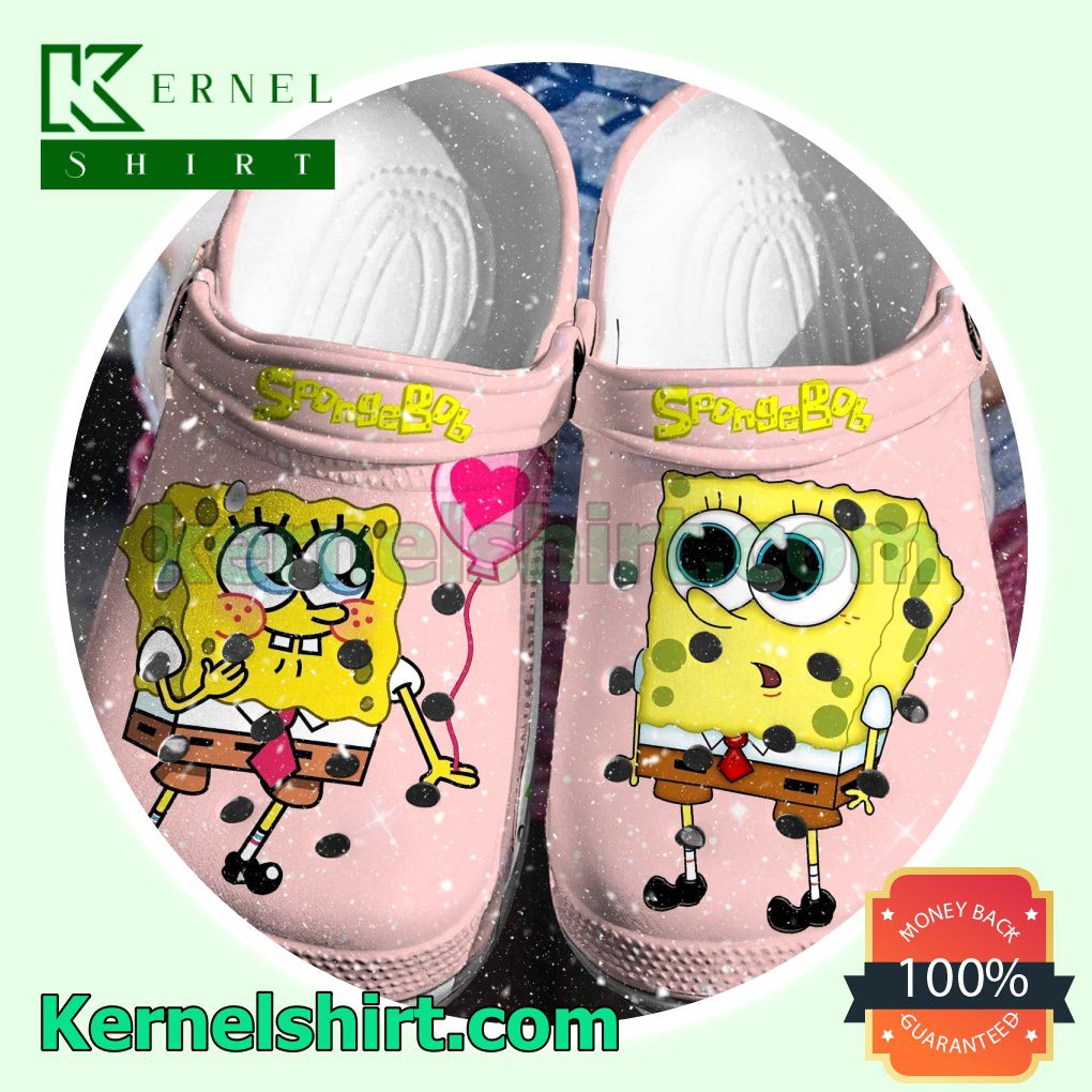 Spongebob Squarepants Pink Clogs Shoes Sandals - Shop trending fashion in USA EU