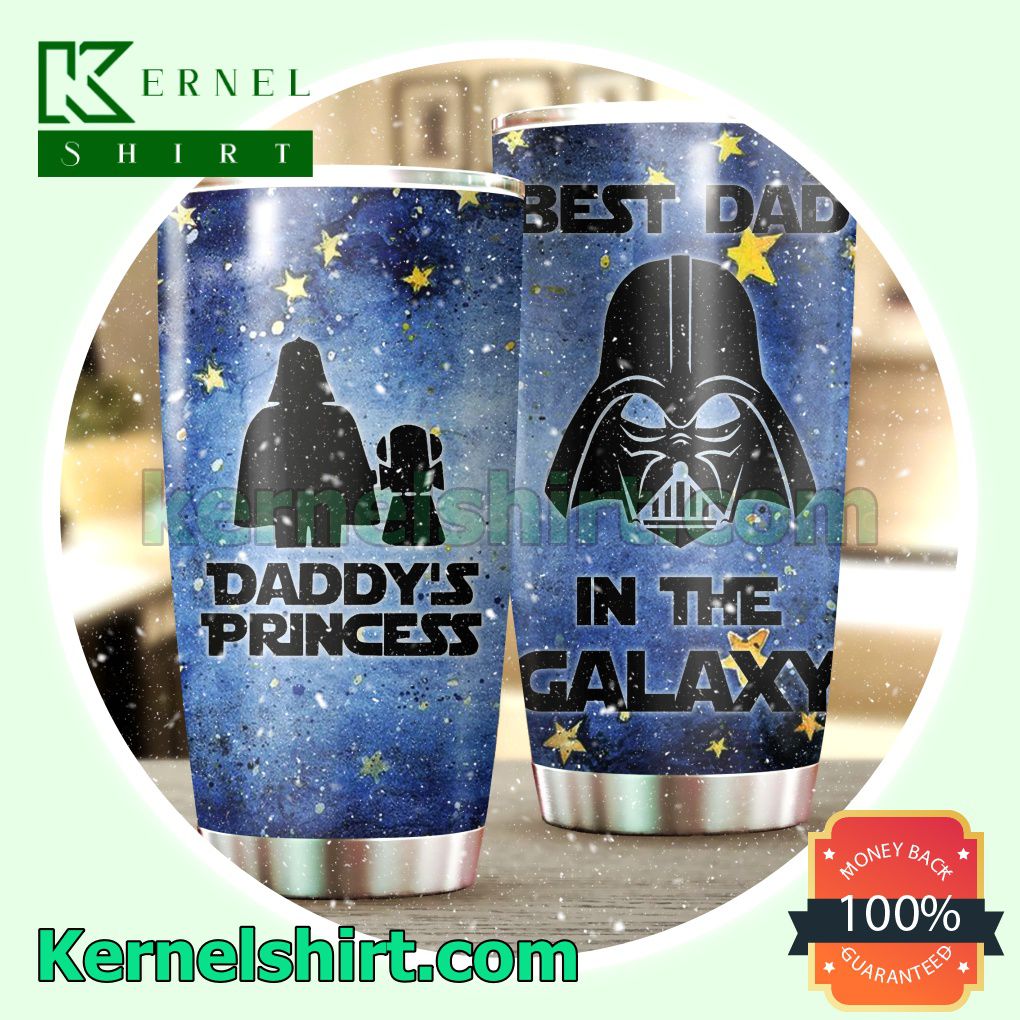 Star Wars Best Dad In The Galaxy Daddy's Princess Tumbler Cup