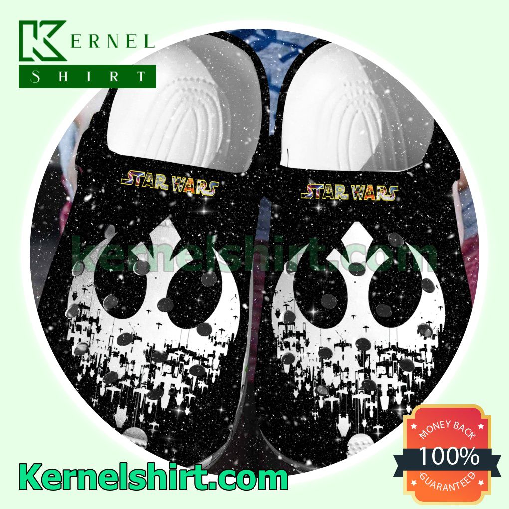 Star Wars Black Galaxy Space Clogs Shoes Slippers Sandals