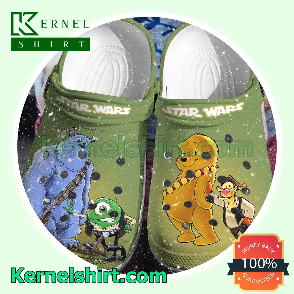 Star Wars Characters Green Clogs Shoes Slippers Sandals