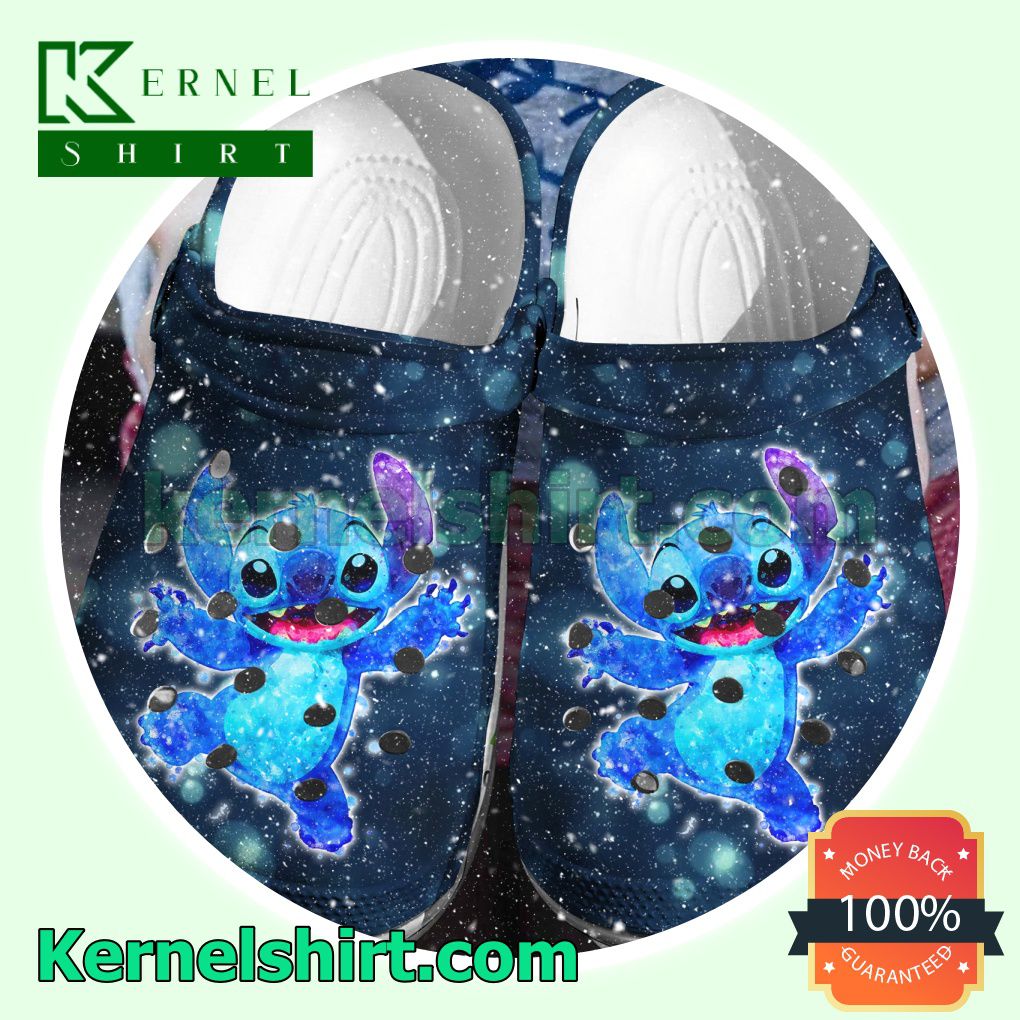 Stitch Galaxy Space Clogs Shoes Slippers Sandals