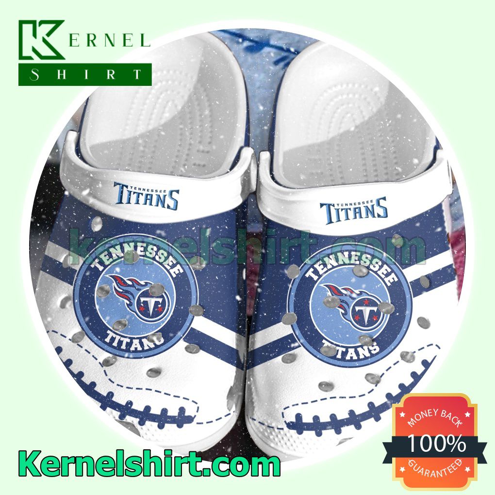 Tennessee Titans Logo Football Clogs Shoes Slippers Sandals