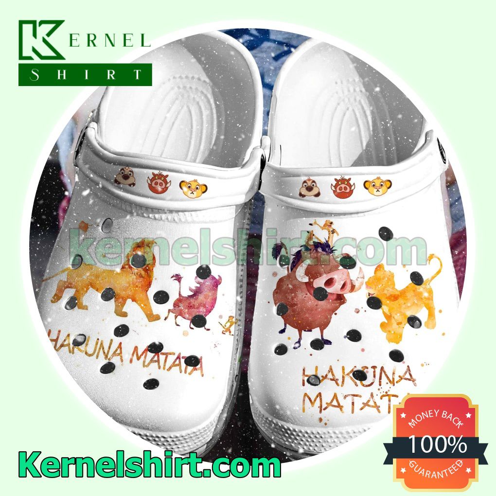 The Lion King Hakuna Matata Clogs Shoes Slippers Sandals