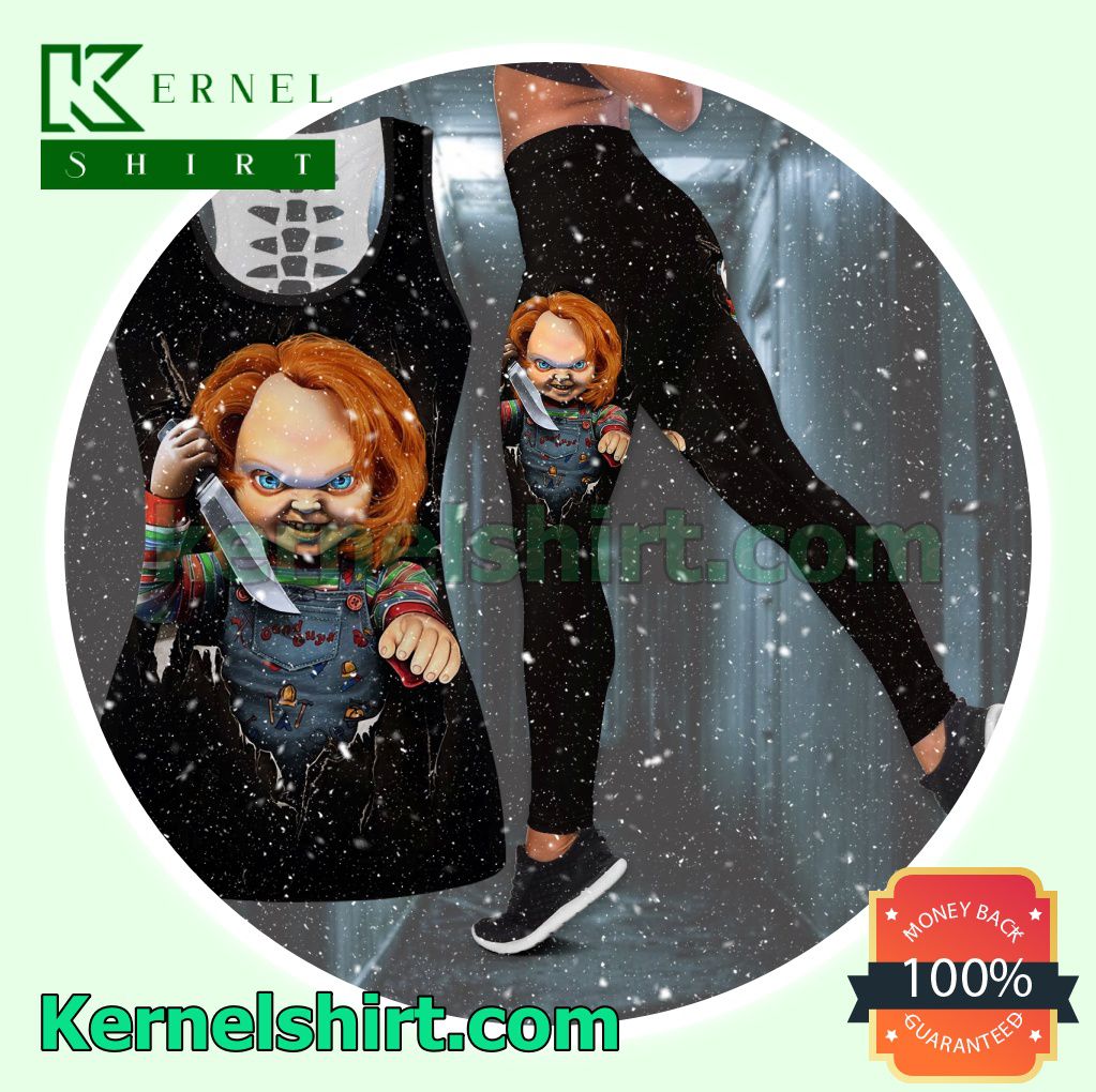 This Is My Chucky Costume Hooded Sweatshirt Women Legging