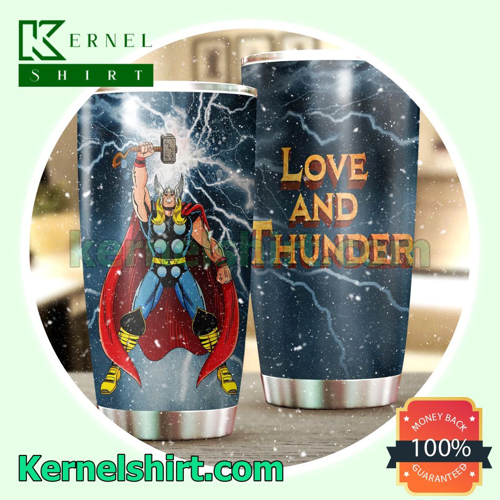 Thor Love And Thunder Tumbler Cup