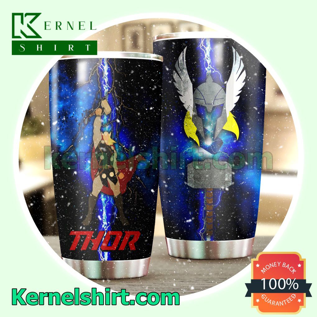 Thor Pattern Tumbler Cup