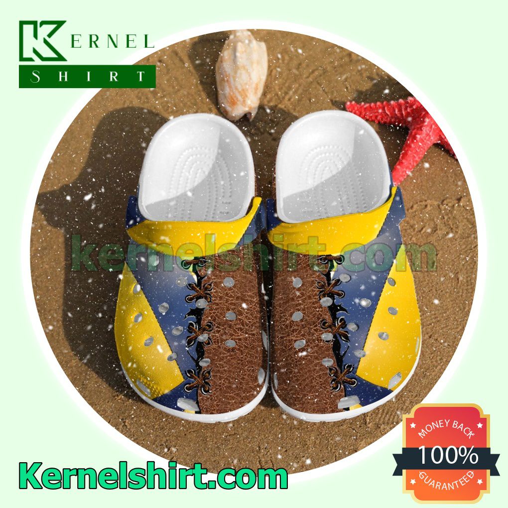 Volleyball Leather Pattern Clogs Shoes Slippers Sandals