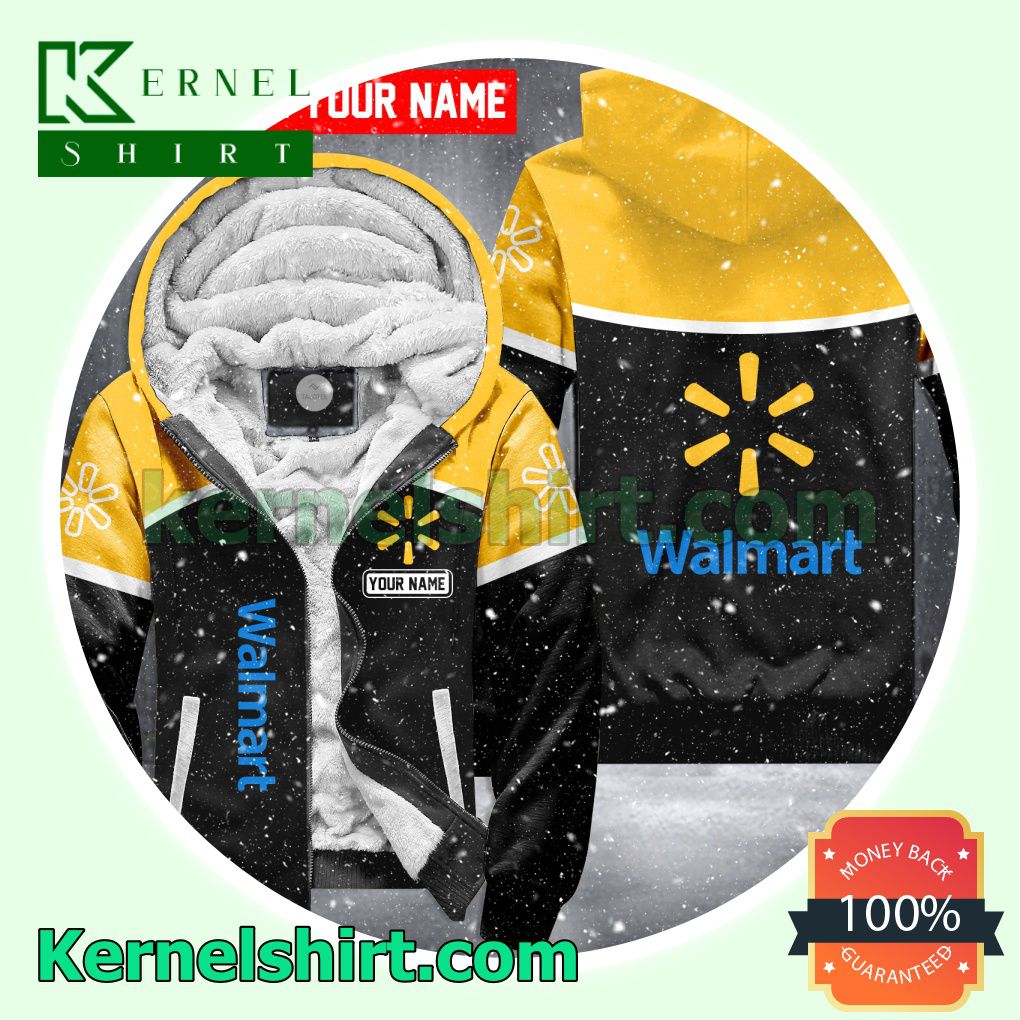 Walmart Brand Fleece Hoodie Jacket