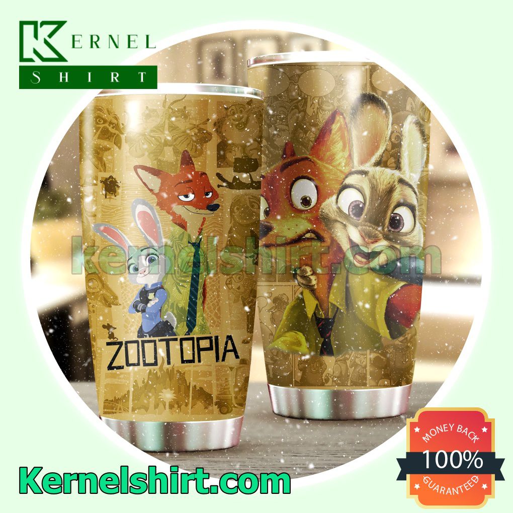 Zootopia Cartoon Tumbler Cup