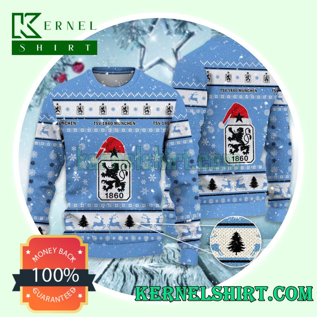 1860 Munich Club Snowflake Xmas Knit Sweaters
