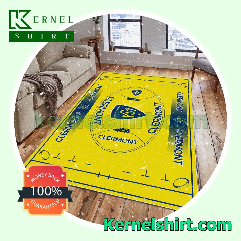 ASM Clermont Auvergne Fan Rectangle Rug