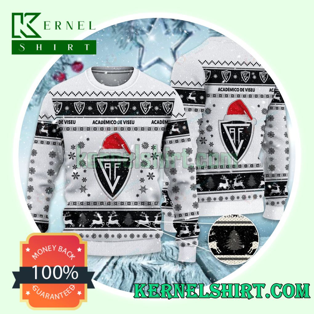 Académico de Viseu Club Snowflake Xmas Knit Sweaters