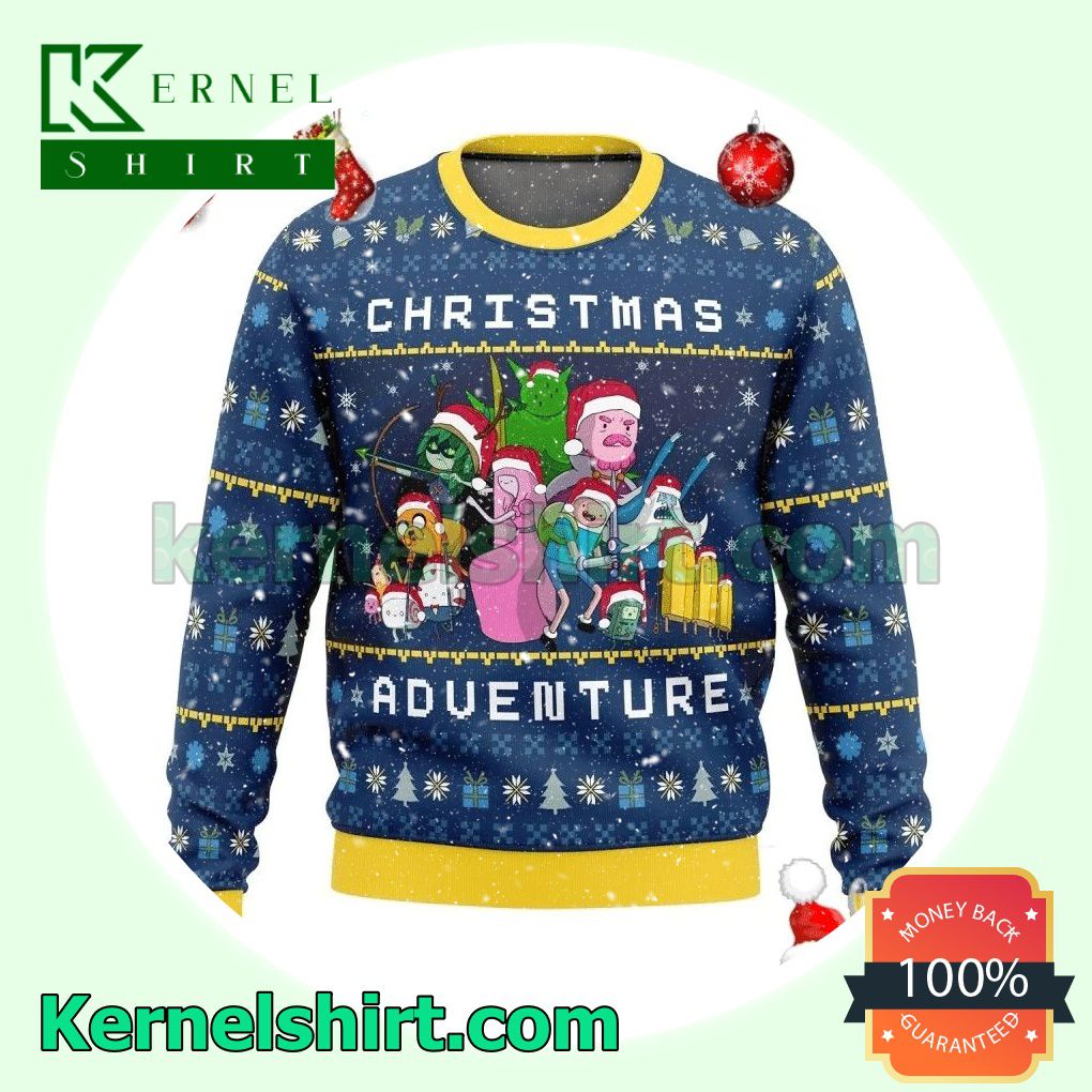 Adventure Time Festive Winter Xmas Knitted Sweaters