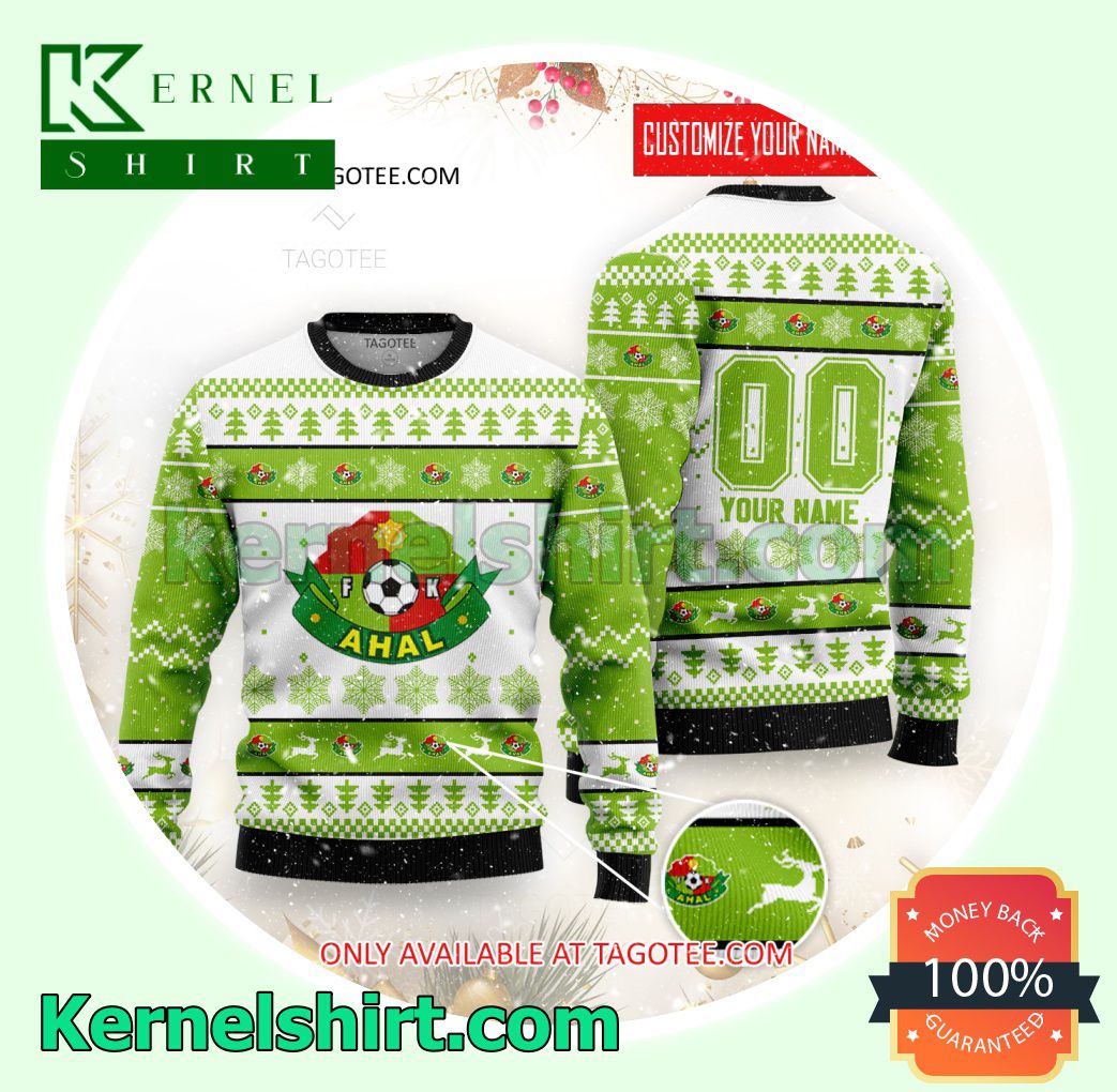 Ahal FC Logo Xmas Knit Sweaters