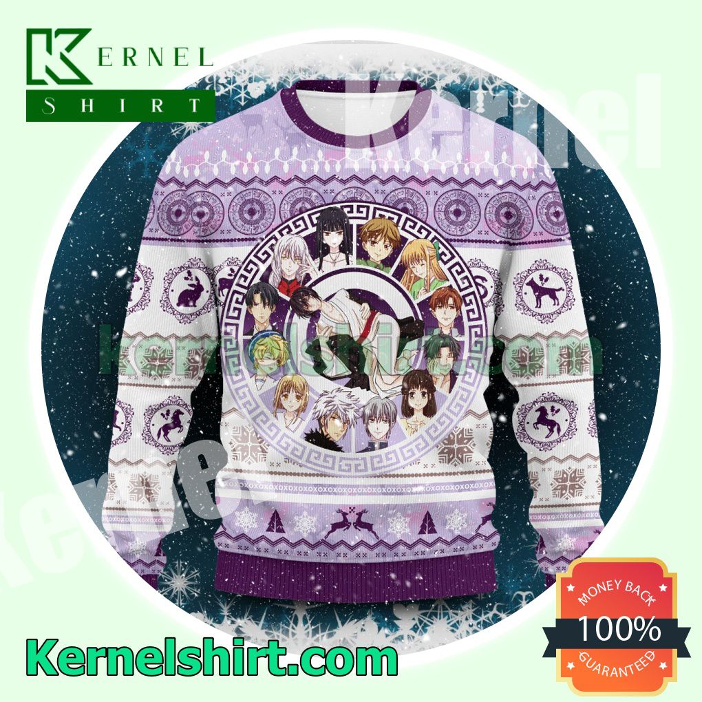 Akito Sohma Fruits Basket Knitted Christmas Sweatshirts