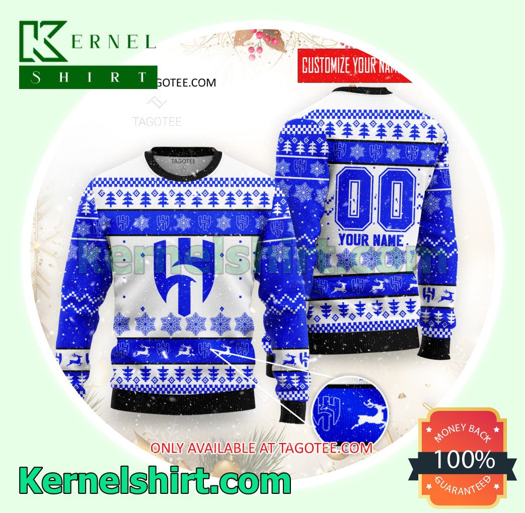 Al-Hilal Logo Xmas Knit Sweaters