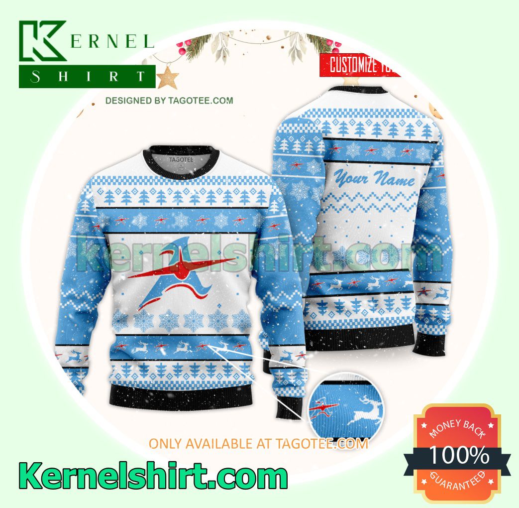 Alliance Career Center Logo Xmas Knit Jumper Sweaters