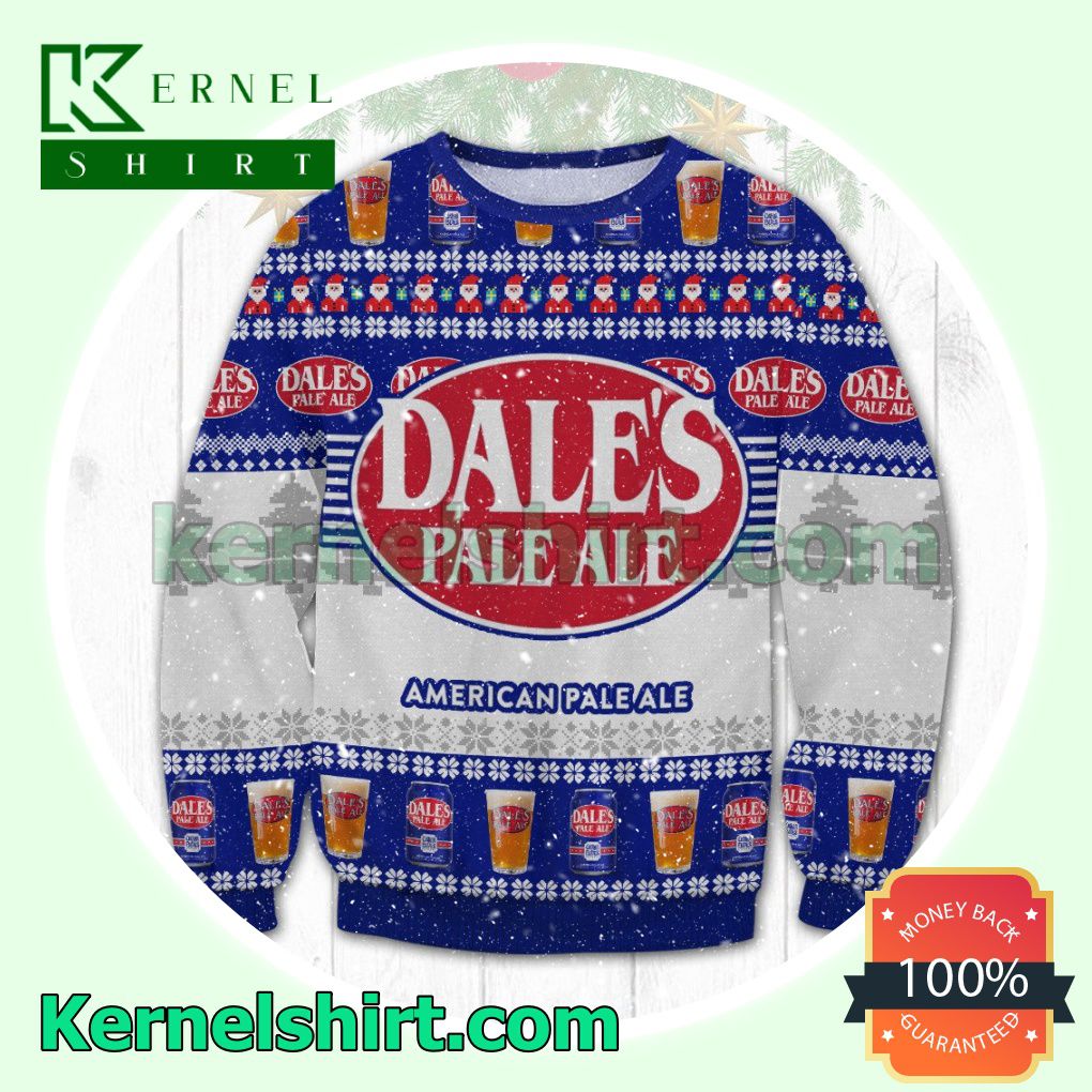 American Dale's Pale Ale Beer Oskar Blues Brewery Knitted Christmas Sweatshirts