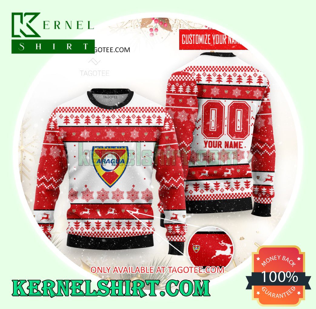 Aragua FC Logo Xmas Knit Sweaters