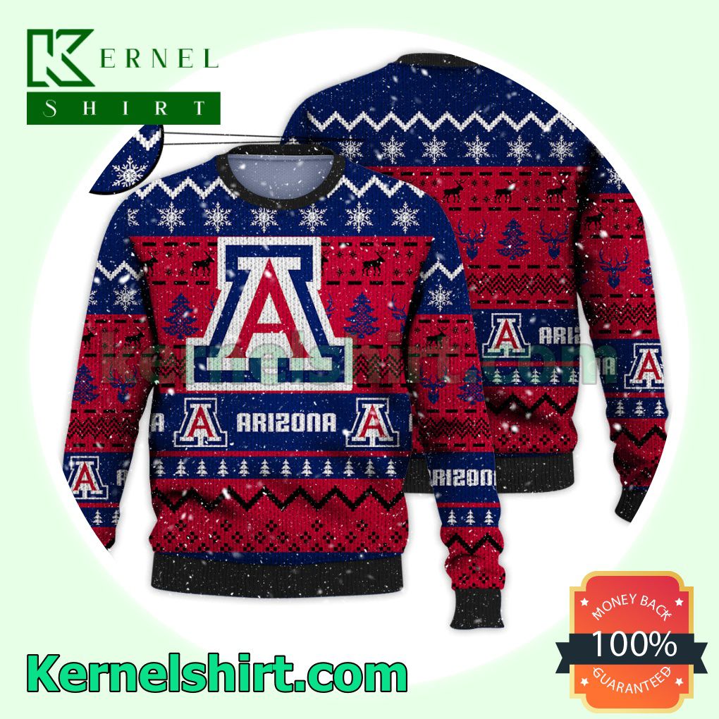 Arizona Wildcats NCAA Funny Knitted Christmas Jumper