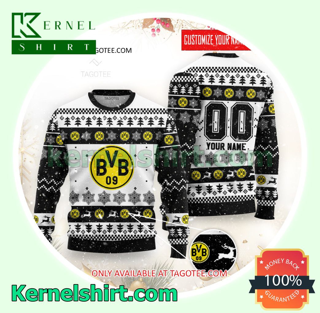 BV Borussia 09 Dortmund Handball Xmas Knit Sweaters