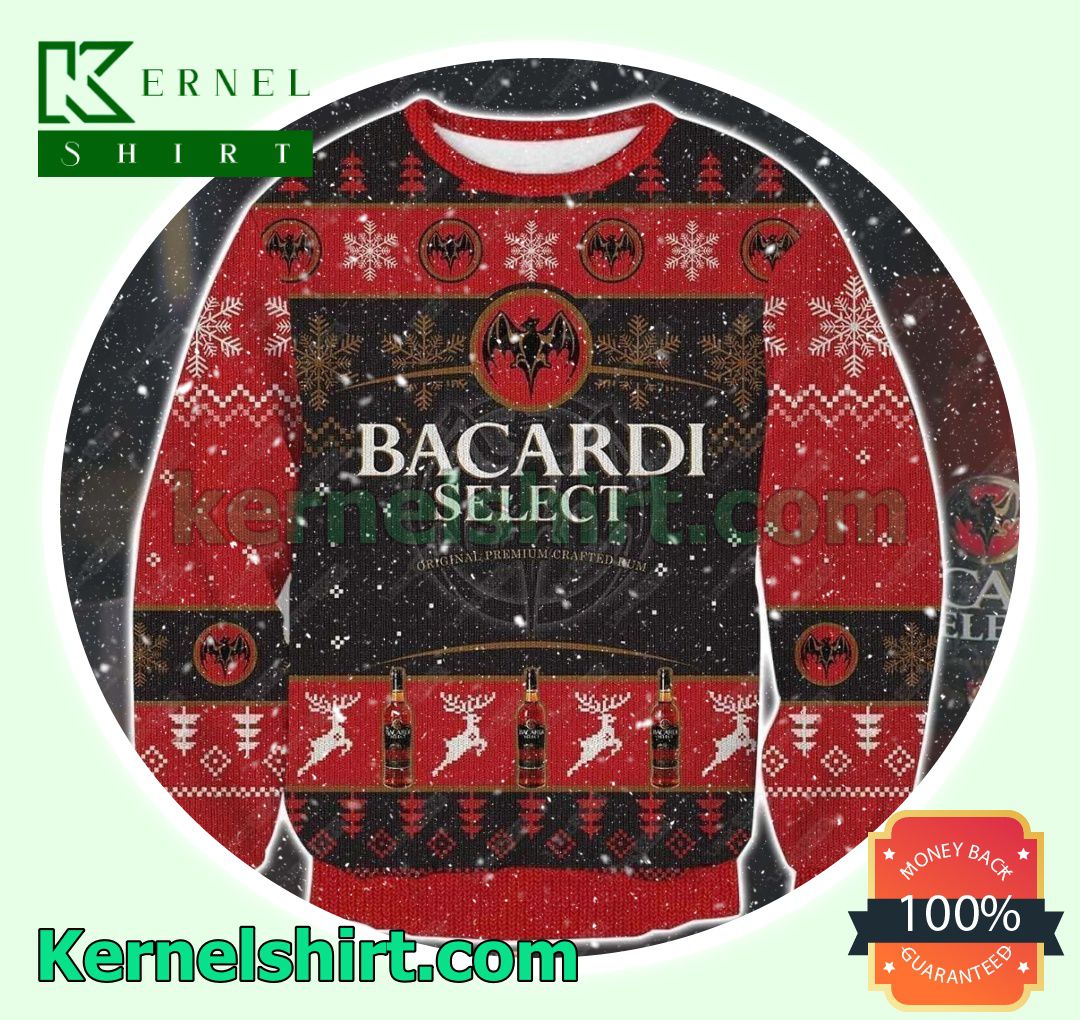 Bacardi Select Crafted Rum Knitted Christmas Jumper