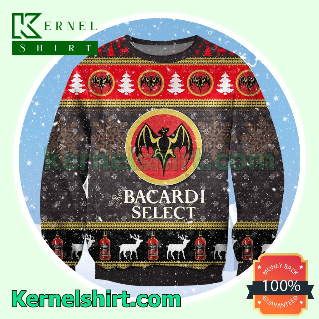 Bacardi Select Rum Knitted Christmas Sweatshirts