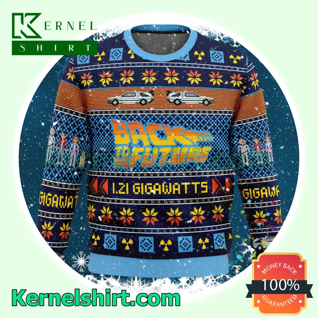 Back To The Future Xmas Knitted Sweaters