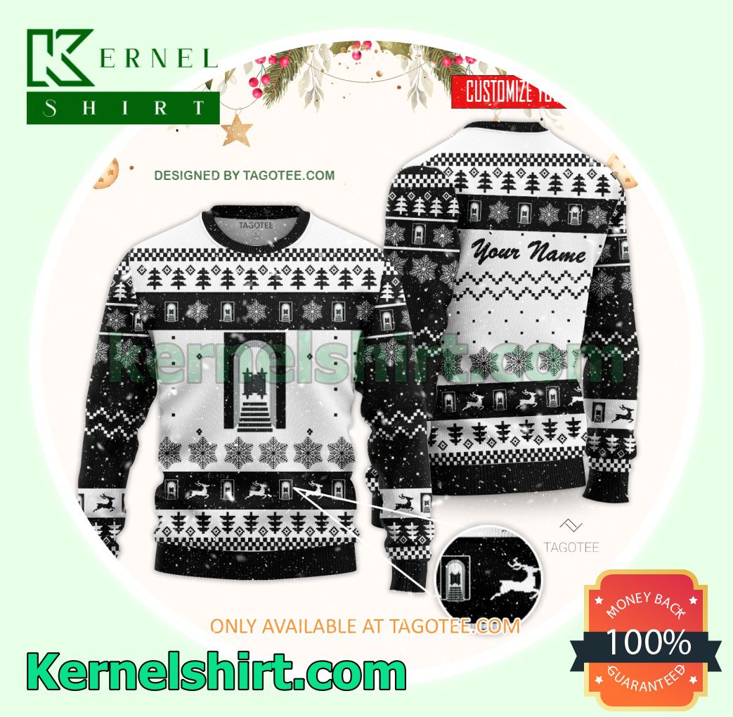 Bais HaMedrash and Mesivta of Baltimore Logo Xmas Knit Jumper Sweaters