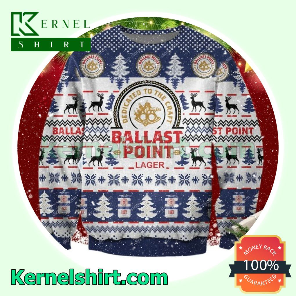 Ballast Point Brewing Beer Xmas Knitted Sweaters