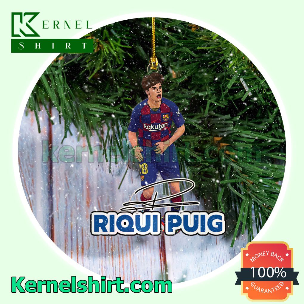 Barcelona - Riqui Puig Fan Holiday Ornaments a