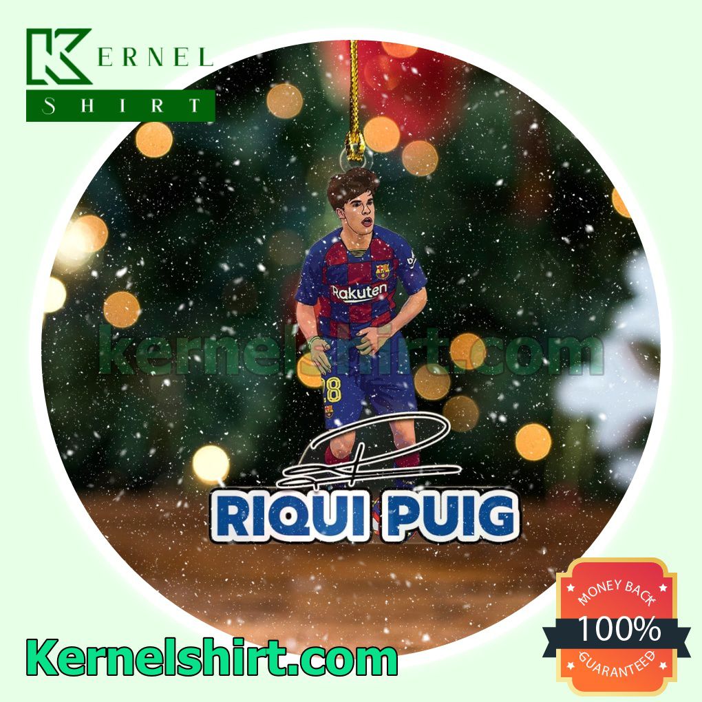 Barcelona - Riqui Puig Fan Holiday Ornaments