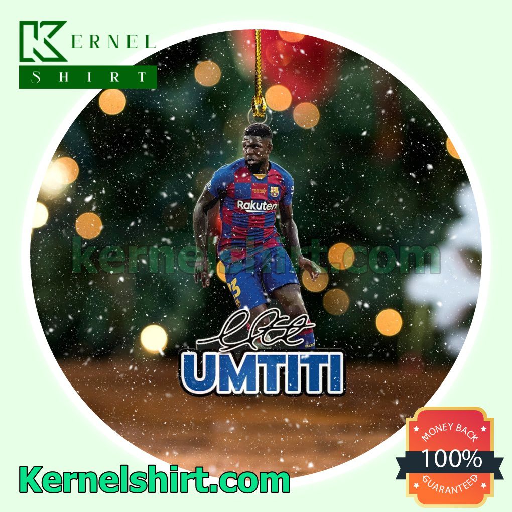 Barcelona - Samuel Umtiti Fan Holiday Ornaments