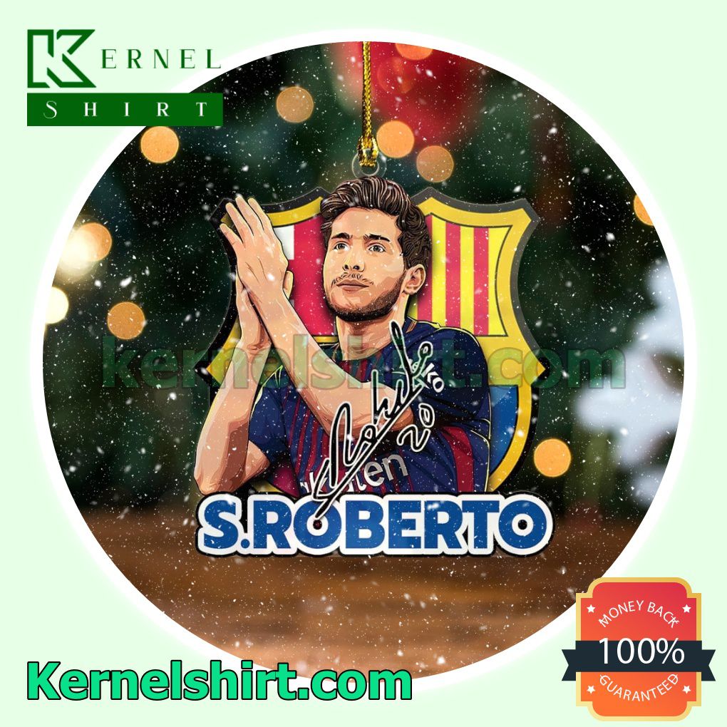 Barcelona - Sergi Roberto Fan Holiday Ornaments