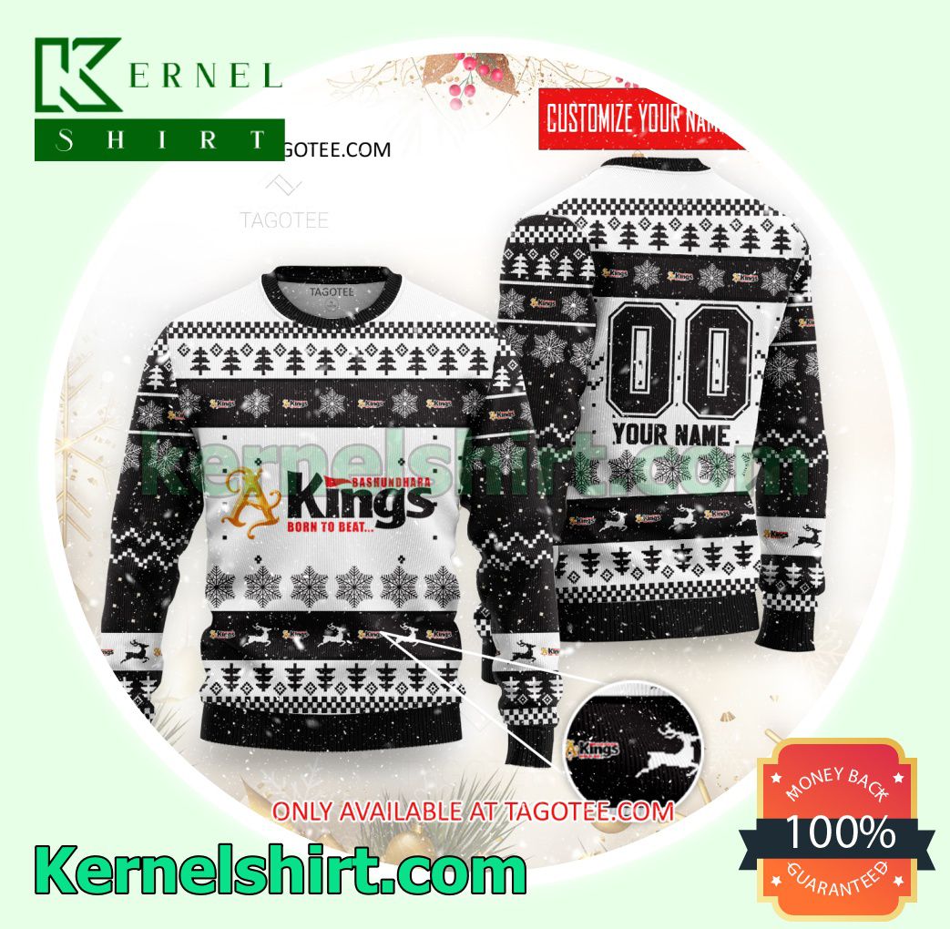 Bashundara Kings Logo Xmas Knit Sweaters