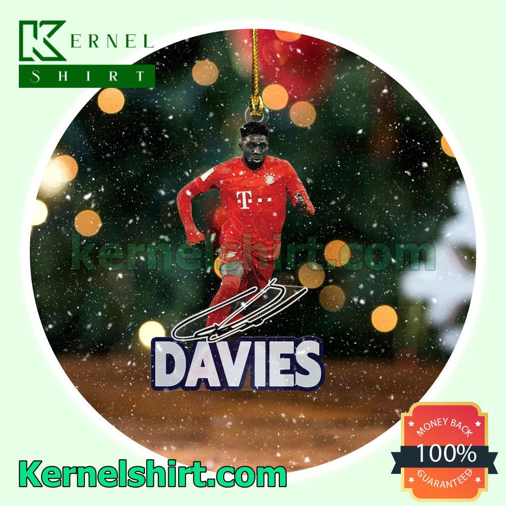 Bayern Munich - Alphonso Davies Fan Holiday Ornaments
