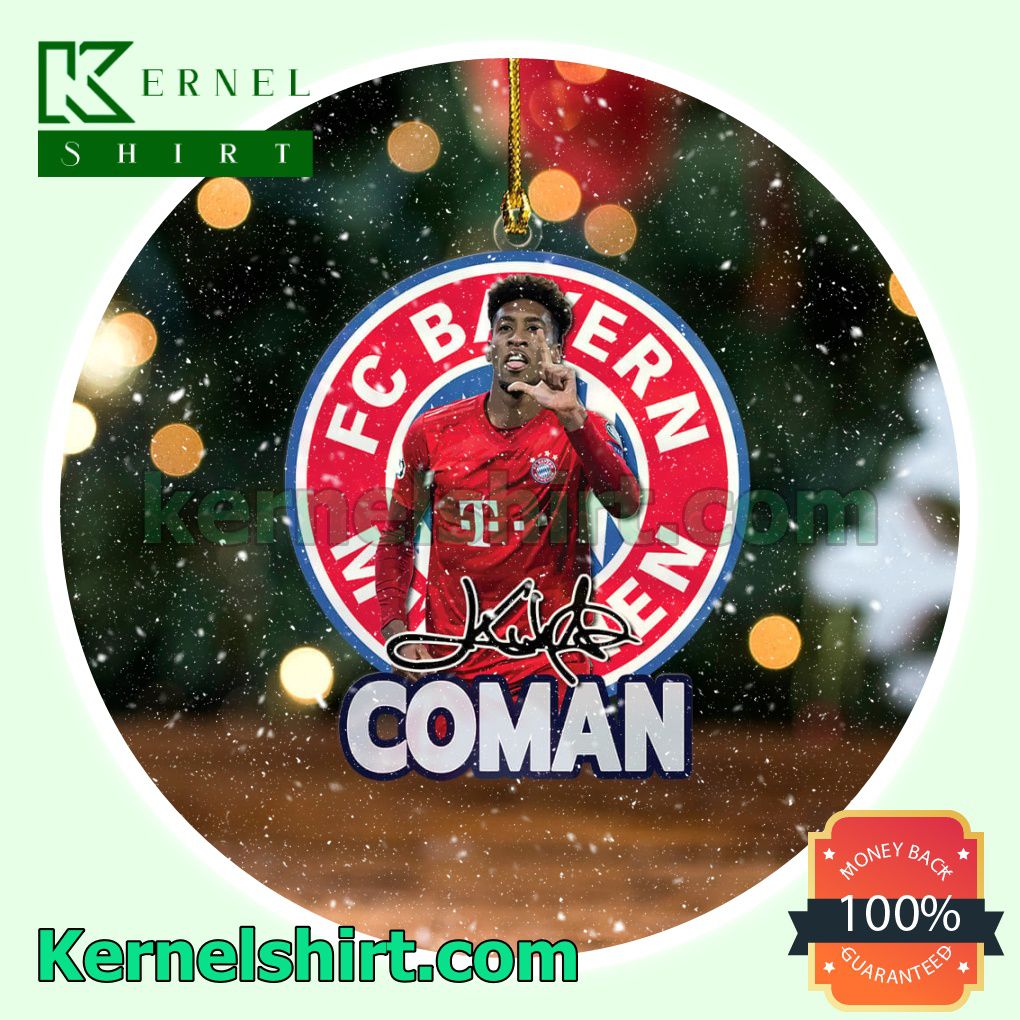 Bayern Munich - Kingsley Coman Fan Holiday Ornaments